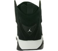 NIKE JORDAN True Flight Kinder Sneaker Mädchen und Jungen Echtleder Turnschuhe Mid-Top Basketball 343795-050 Schwarz