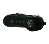 NIKE JORDAN True Flight Kinder Sneaker Mädchen und Jungen Echtleder Turnschuhe Mid-Top Basketball 343795-050 Schwarz