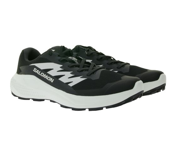 Scarpe da trail running SALOMON Alphaglide con schiuma Fuze e suola Ortholite, drop 9 mm, 478010 30, Nero