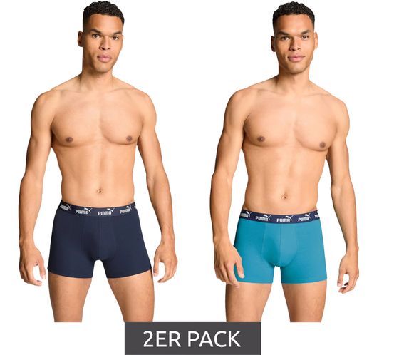2-pack PUMA Everyday Basic Boxer Men's Boxer Shorts Cotton Underwear 701232894 002 Blue