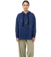 ZEGY Women's Hoodie with Bird Decorations Cotton Pullover Sweater 1074 Navy