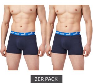 Lot de 2 boxers PUMA Everyday Basic pour homme, sous-vêtements en coton, 701232894 009, bleu Lot de 2 boxers PUMA Everyday Basic pour homme, sous-vêtements en coton, 701232894 009, bleu