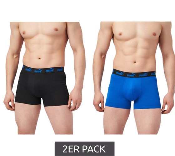 2-pack PUMA Everyday Basic Boxer Men's Boxer Shorts Cotton Underwear 701232894 007 Blue/Black
