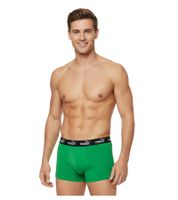 Pack de 2 calzoncillos bóxer básicos PUMA Everyday para hombre, de algodón, 701232894 004, gris/verde