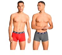 2-pack PUMA Everyday Basic Boxer Men's Boxer Shorts Cotton Underwear 701232894 003 Grey/Red 2-pack PUMA Everyday Basic Boxer Men's Boxer Shorts Cotton Underwear 701232894 003 Grey/Red
