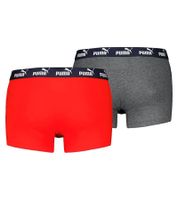 2-pack PUMA Everyday Basic Boxer Men's Boxer Shorts Cotton Underwear 701232894 003 Grey/Red 2-pack PUMA Everyday Basic Boxer Men's Boxer Shorts Cotton Underwear 701232894 003 Grey/Red