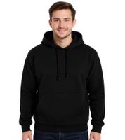 European League of Football Blank Men's Hoodie with Kangaroo Pocket, Cotton Pullover in Purple, Blue, Red, White, Gray, or Black European League of Football Blank Men's Hoodie with Kangaroo Pocket, Cotton Pullover in Purple, Blue, Red, White, Gray, or Black