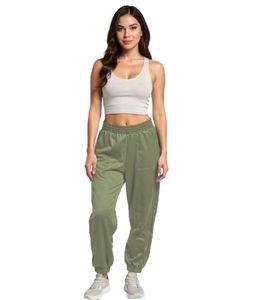 ZEGY Women's Jogging Pants, Comfortable Sweatpants with Side Pockets, Cotton Pants, 1068 Khaki