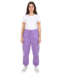ZEGY Women's Jogging Pants, Comfortable Sweatpants with Side Pockets, Cotton Pants, 1063 Purple
