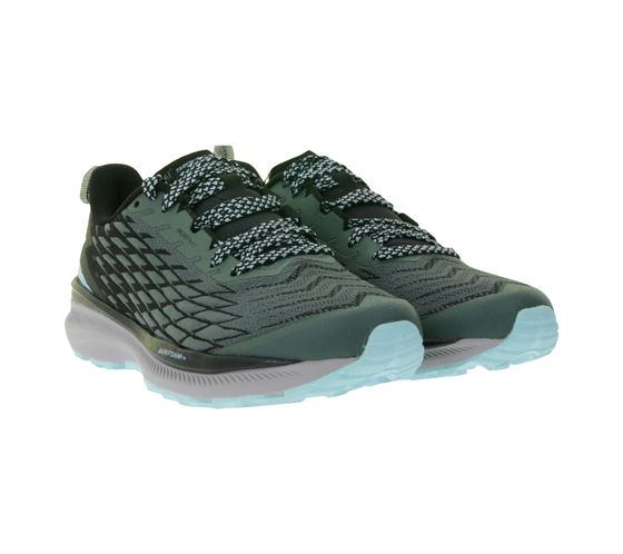Scarpe sportive da donna 361° Tarako 3 con solette QU!KFOAM, scarpe da corsa resistenti all'acqua, drop 9 mm, Y2255-7453 Verde/Nero