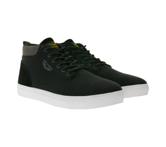 Sneaker da uomo PME LEGEND Strike Mid-Top con soletta interna rimovibile in EVA, modello casual, PBO206088-999, Nero