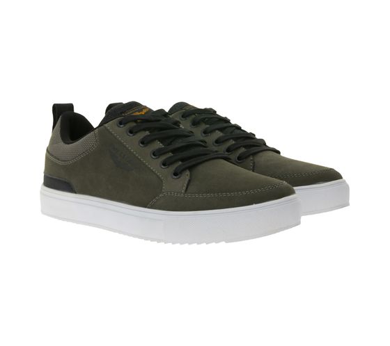 Sneakers basse da uomo PME LEGEND Apron con soletta interna in EVA rimovibile, sneakers casual, PBO206017-6149, verde militare