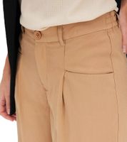 Pantaloni palazzo da donna con comoda cintura, pantaloni estivi 965699 Beige