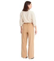 Pantaloni palazzo da donna con comoda cintura, pantaloni estivi 965699 Beige