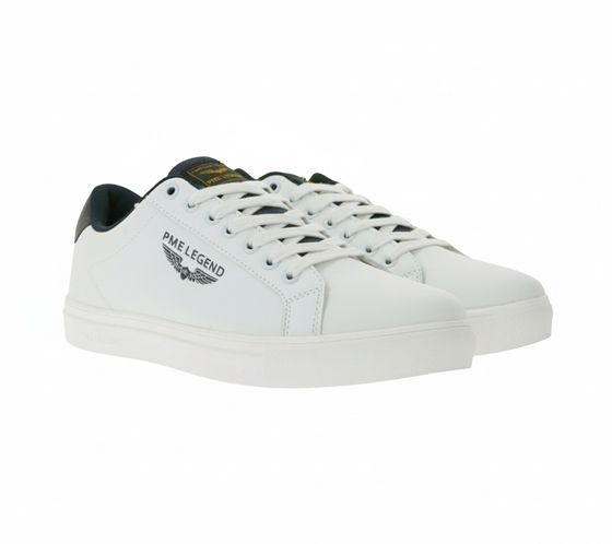 Baskets basses PME LEGEND Aerius pour homme avec Semelle intérieure amovible en EVA idéales au quotidien, PBO220999-906 Blanc/Marine