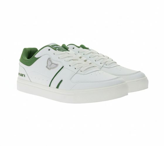 Zapatillas bajas PME LEGEND Craftler para hombre con etiqueta extraíble en los cordones, zapatillas para uso diario PBO2203160-901 Blanco/Verde