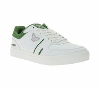 PME LEGEND Craftler Men's Low-Top Sneakers with Contrast Details Everyday Sneakers Lace-Up Shoes PBO2203160-901 White/Green