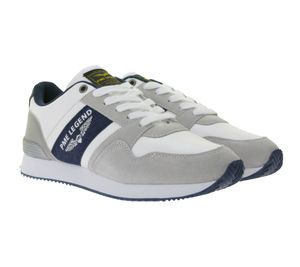 Zapatillas bajas PME LEGEND con refuerzos laterales de tela, zapatillas para el día a día, zapatos con cordones, PBO2203320-900 Blanco/Gris