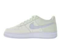 NIKE Air Force 1 GS Kids' Sneakers for Girls, Genuine Leather, Teenage Low-Top Sneakers, CT3839 110, Cream-White