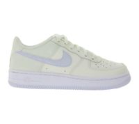 NIKE Air Force 1 GS Kids' Sneakers for Girls, Genuine Leather, Teenage Low-Top Sneakers, CT3839 110, Cream-White
