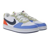 NIKE Court Borough Sneakers basse da bambino con suola rimovibile DV5456 124 Bianco/Blu/Rosso NIKE Court Borough Sneakers basse da bambino con suola rimovibile DV5456 124 Bianco/Blu/Rosso