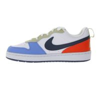 NIKE Court Borough Sneakers basse da bambino con suola rimovibile DV5456 124 Bianco/Blu/Rosso NIKE Court Borough Sneakers basse da bambino con suola rimovibile DV5456 124 Bianco/Blu/Rosso