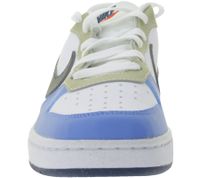 NIKE Court Borough Sneakers basse da bambino con suola rimovibile DV5456 124 Bianco/Blu/Rosso NIKE Court Borough Sneakers basse da bambino con suola rimovibile DV5456 124 Bianco/Blu/Rosso