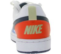 NIKE Court Borough Sneakers basse da bambino con suola rimovibile DV5456 124 Bianco/Blu/Rosso NIKE Court Borough Sneakers basse da bambino con suola rimovibile DV5456 124 Bianco/Blu/Rosso