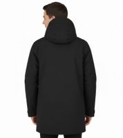 Blue LOOP Originals Virga Iso Long Jacket Men's Insulated Jacket Sustainable Winter Jacket with OrganoTex Industrial DWR Finish M-VJL006-22-B001 Black