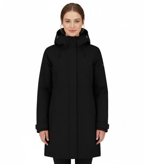 Blue LOOP Originals Virga Iso Parka da donna, giacca invernale isolante e sostenibile con finitura OrganoTex Industrial DWR W-PP006-22-B001 Nero