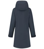 Parka isolante pour femme Blue LOOP Originals Virga Iso Parka, veste d'hiver durable avec traitement déperlant industriel OrganoTex W-PP006-22-B240, bleu foncé