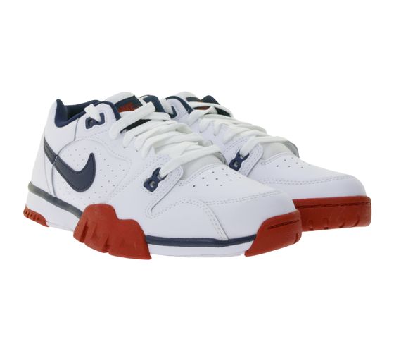 Sneaker da allenamento NIKE Cross Trainer da uomo, in vera pelle, stile retrò anni '90, CQ9182 101, bianco