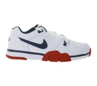 NIKE Cross Trainer Herren Training-Sneaker Echtleder Turnschuhe Retro-90s-Look CQ9182 101 Weiß
