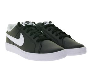 NIKE Court Royale Men's Retro-Look Genuine Leather Sneakers 749747 010 Black/White NIKE Court Royale Men's Retro-Look Genuine Leather Sneakers 749747 010 Black/White
