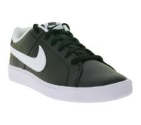 NIKE Court Royale Herren Sneaker im Retro-Look Echtleder-Schuhe 749747 010 Schwarz/Weiß