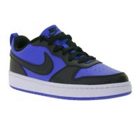 NIKE Court Borough Sneakers basse da bambino con suola rimovibile, Sneakers basse da adolescente, HM6293 480 Blu/Nero NIKE Court Borough Sneakers basse da bambino con suola rimovibile, Sneakers basse da adolescente, HM6293 480 Blu/Nero