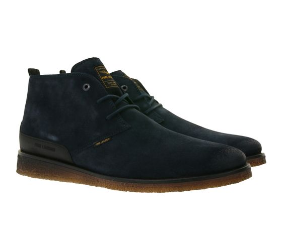 PME LEGEND Boundary Men's Genuine Leather Boots with Removable EVA Insole Autumn Boots Lace-Up Shoes PBO206024-598 Navy