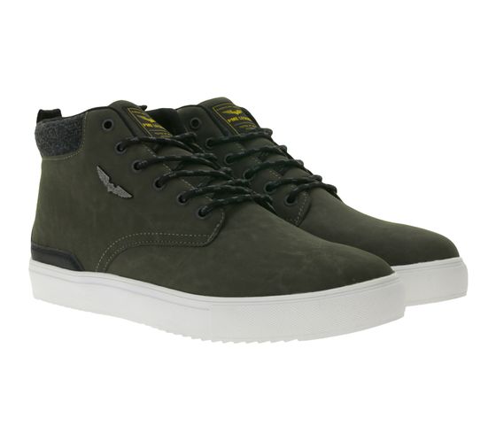 PME LEGEND Lexing-T Men's Mid-Top Sneakers Casual Sneakers Lace-Up Shoes PBO216011-8208 Khaki