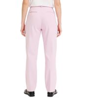 Pantalones de vestir para mujer con cinturón, pantalones sencillos para diario, corte ajustado, 949221 rosa
