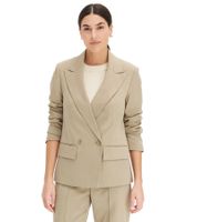 Blazer de noche elegante para mujer, blazer de otoño, blazer de negocios, blazer de algodón 963735 Caqui