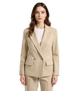 Blazer de noche elegante para mujer, blazer de otoño, blazer de negocios, blazer de algodón 969739 Caqui Blazer de noche elegante para mujer, blazer de otoño, blazer de negocios, blazer de algodón 969739 Caqui