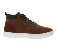 PME LEGEND Strike Men's Mid-Top Sneakers with Removable EVA Insole, Casual Sneakers, Lace-Up Shoes, PBO206088-898, Cognac Brown