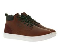 PME LEGEND Strike Men's Mid-Top Sneakers with Removable EVA Insole, Casual Sneakers, Lace-Up Shoes, PBO206088-898, Cognac Brown