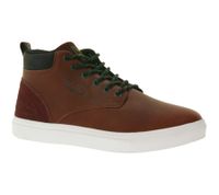 PME LEGEND Strike Men's Mid-Top Sneakers with Removable EVA Insole, Casual Sneakers, Lace-Up Shoes, PBO206088-898, Cognac Brown