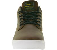PME LEGEND Strike Men's Mid-Top Sneakers with Removable EVA Insole Casual Sneakers Lace-Up Shoes PBO216038-898 Brown