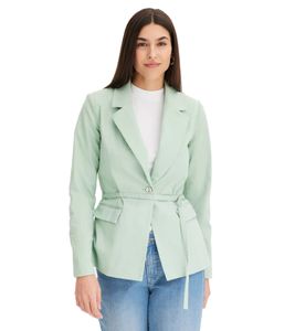 Elegante blazer de noche para mujer, blazer de otoño, blazer de negocios, blazer de algodón, 940514 menta Elegante blazer de noche para mujer, blazer de otoño, blazer de negocios, blazer de algodón, 940514 menta