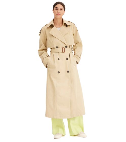 Cappotto da donna per tutti i giorni in stile trench, giacca da lavoro 931023 beige