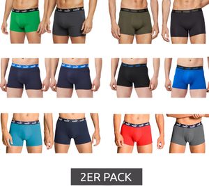 Lot de 2 boxers PUMA Everyday Basic en coton pour homme (701232894) - Noir, Gris, Bleu, Vert, Rouge Lot de 2 boxers PUMA Everyday Basic en coton pour homme (701232894) - Noir, Gris, Bleu, Vert, Rouge