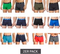 Lot de 2 boxers PUMA Everyday Basic en coton pour homme (701232894) - Noir, Gris, Bleu, Vert, Rouge Lot de 2 boxers PUMA Everyday Basic en coton pour homme (701232894) - Noir, Gris, Bleu, Vert, Rouge