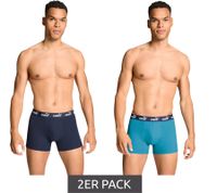 Lot de 2 boxers PUMA Everyday Basic en coton pour homme (701232894) - Noir, Gris, Bleu, Vert, Rouge Lot de 2 boxers PUMA Everyday Basic en coton pour homme (701232894) - Noir, Gris, Bleu, Vert, Rouge